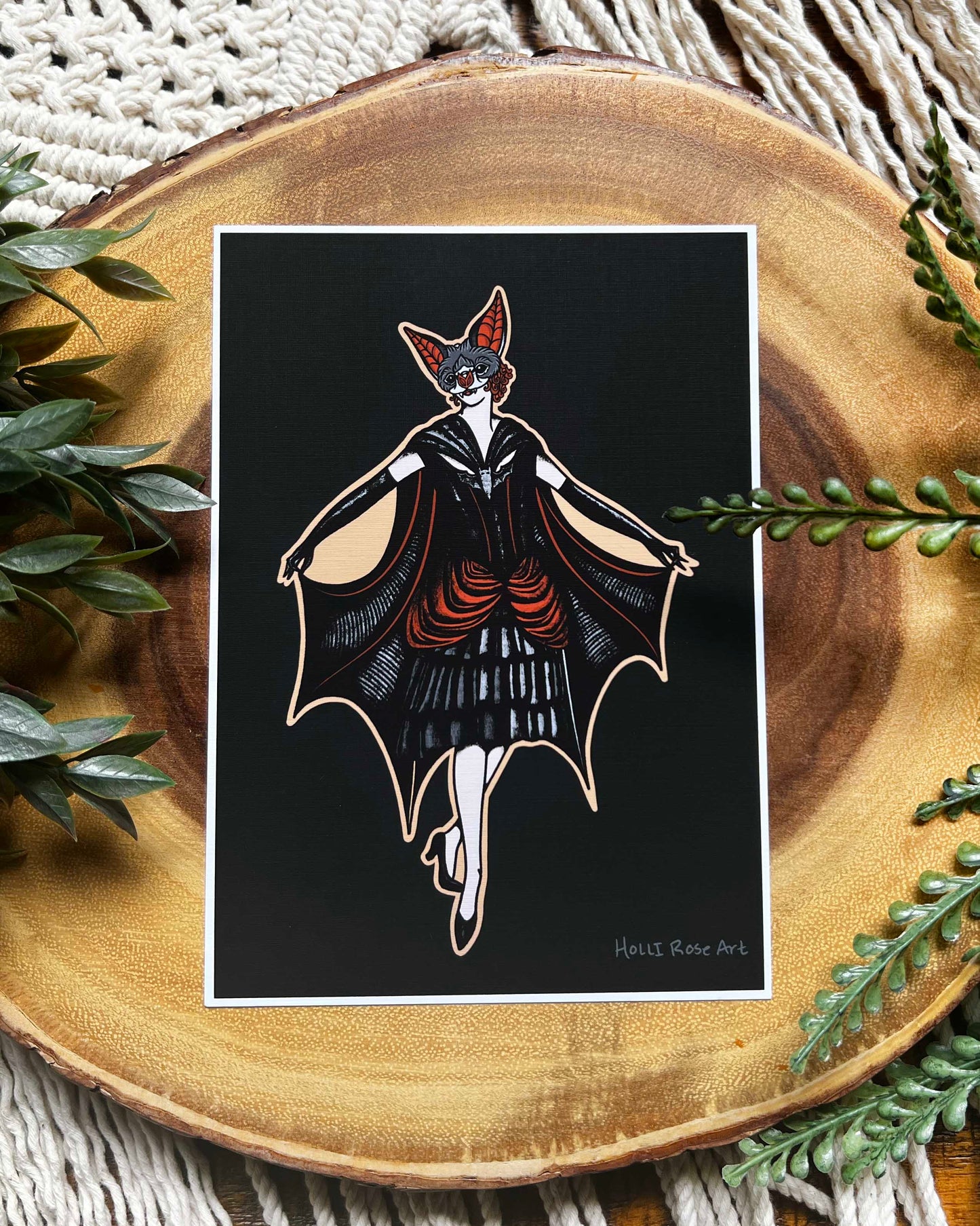 Bat Lady Print