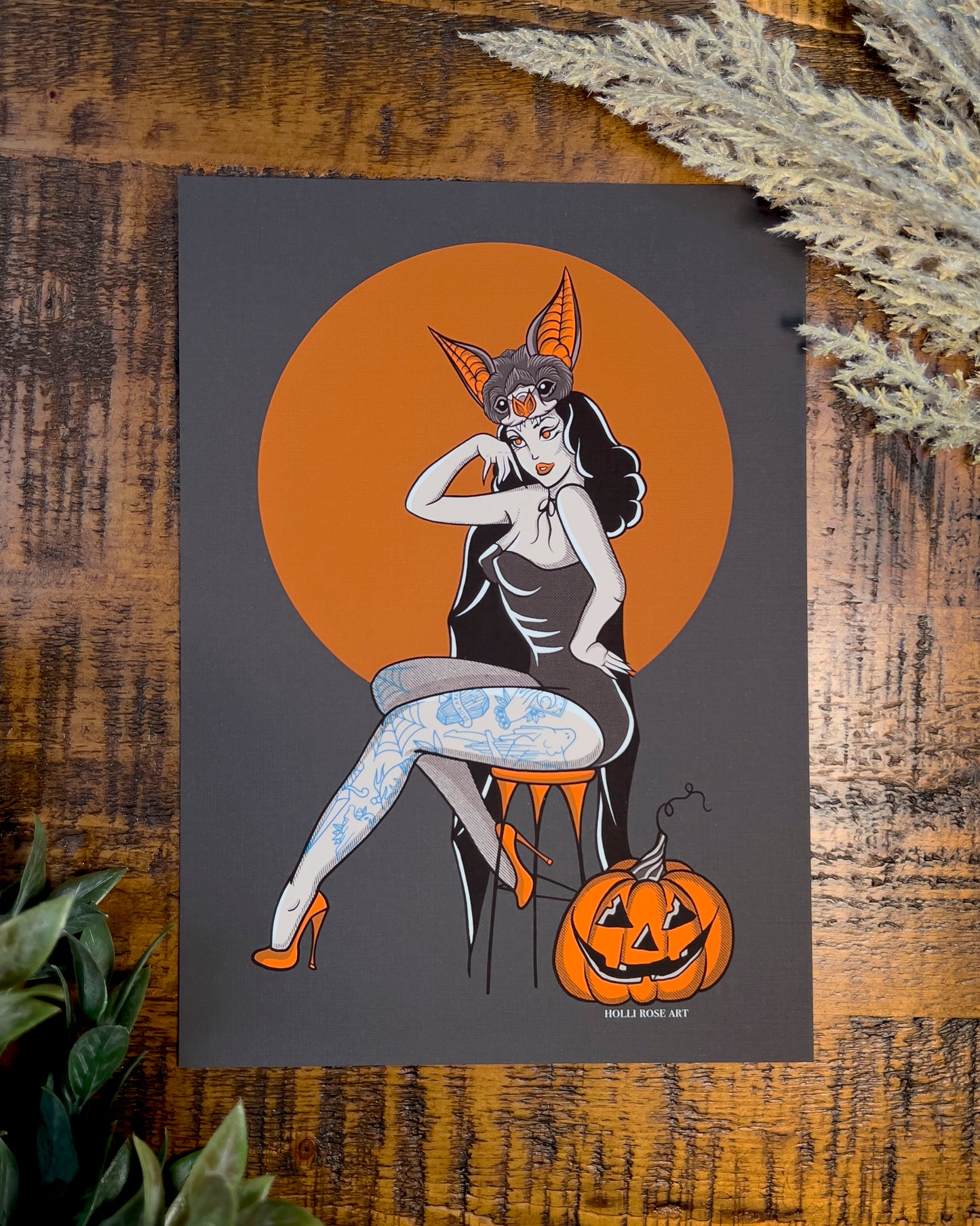 batgirl pinup art print