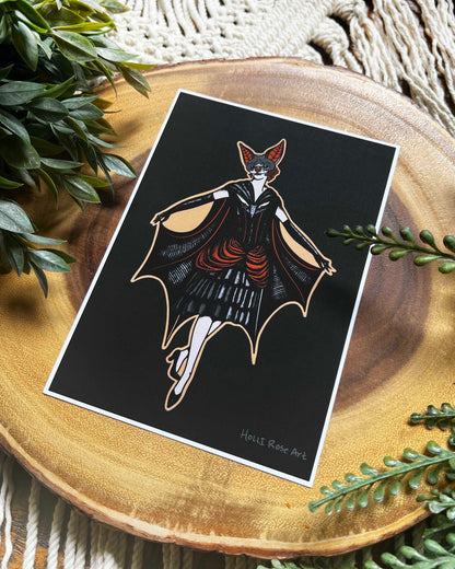 Bat Lady Print