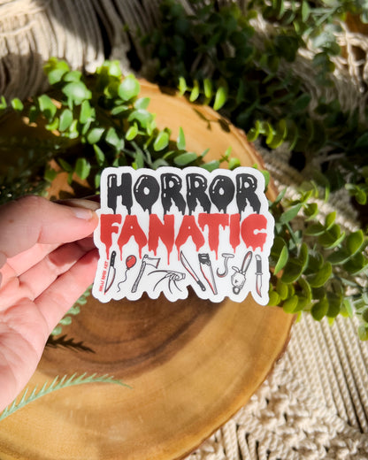Horror Fanatic Sticker