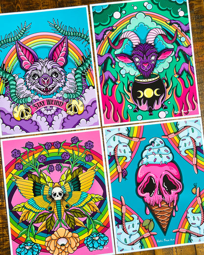 Melt Your Face Off Art Print