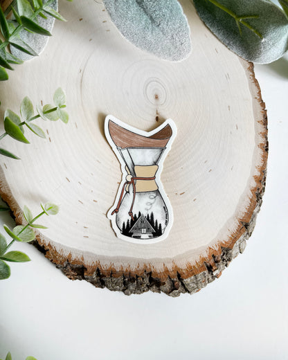 Chemex Cabin Sticker