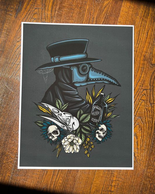 Plague Doctor Print