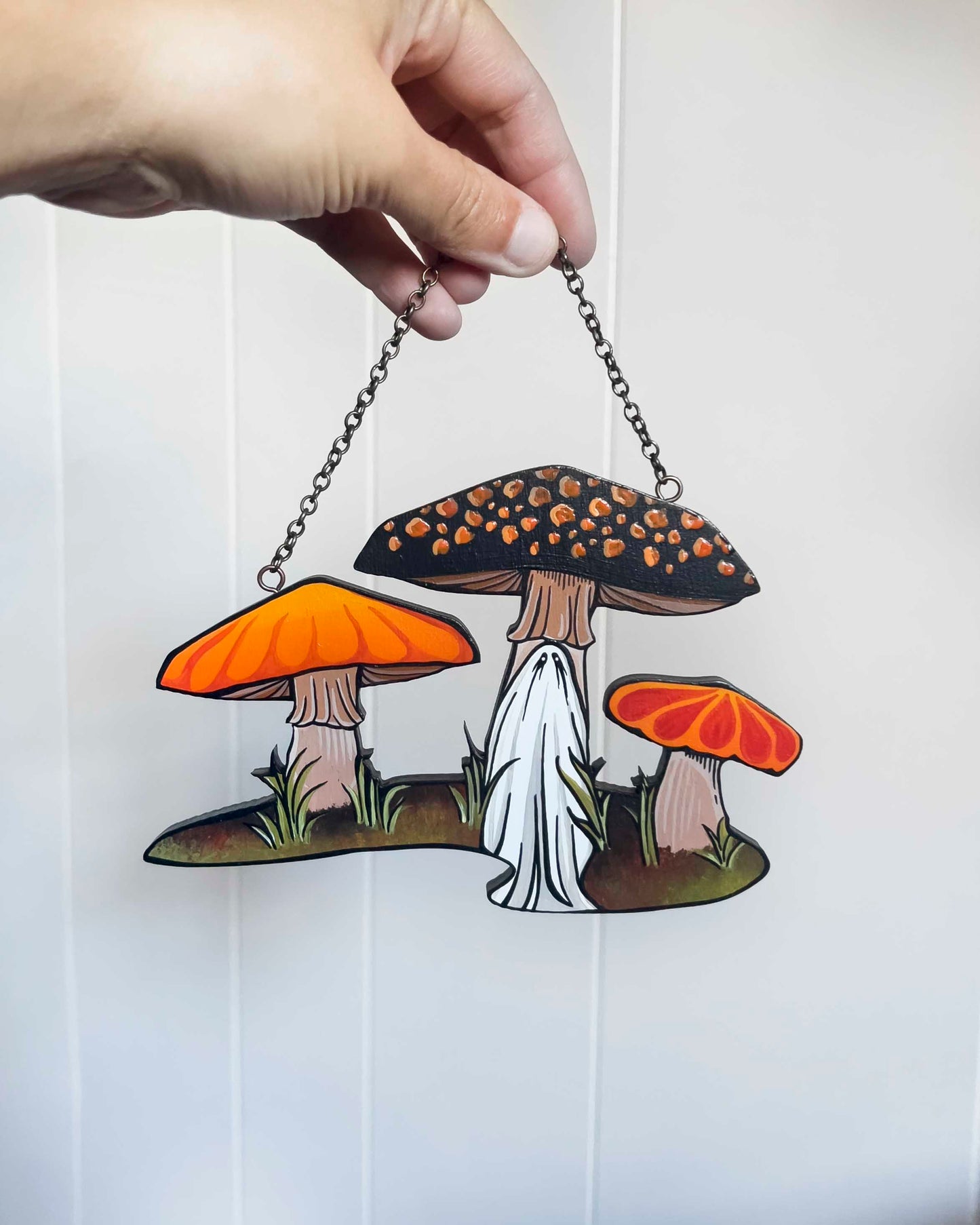 Ghosty Shrooms Painting