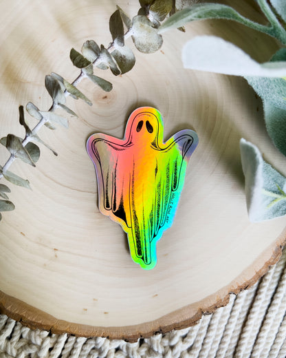 Ghosty Holographic Sticker