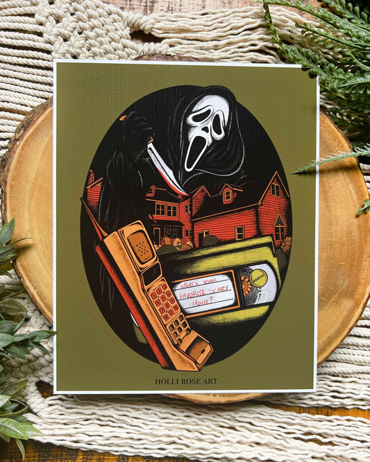 What's Your Favorite Scary Movie? Print