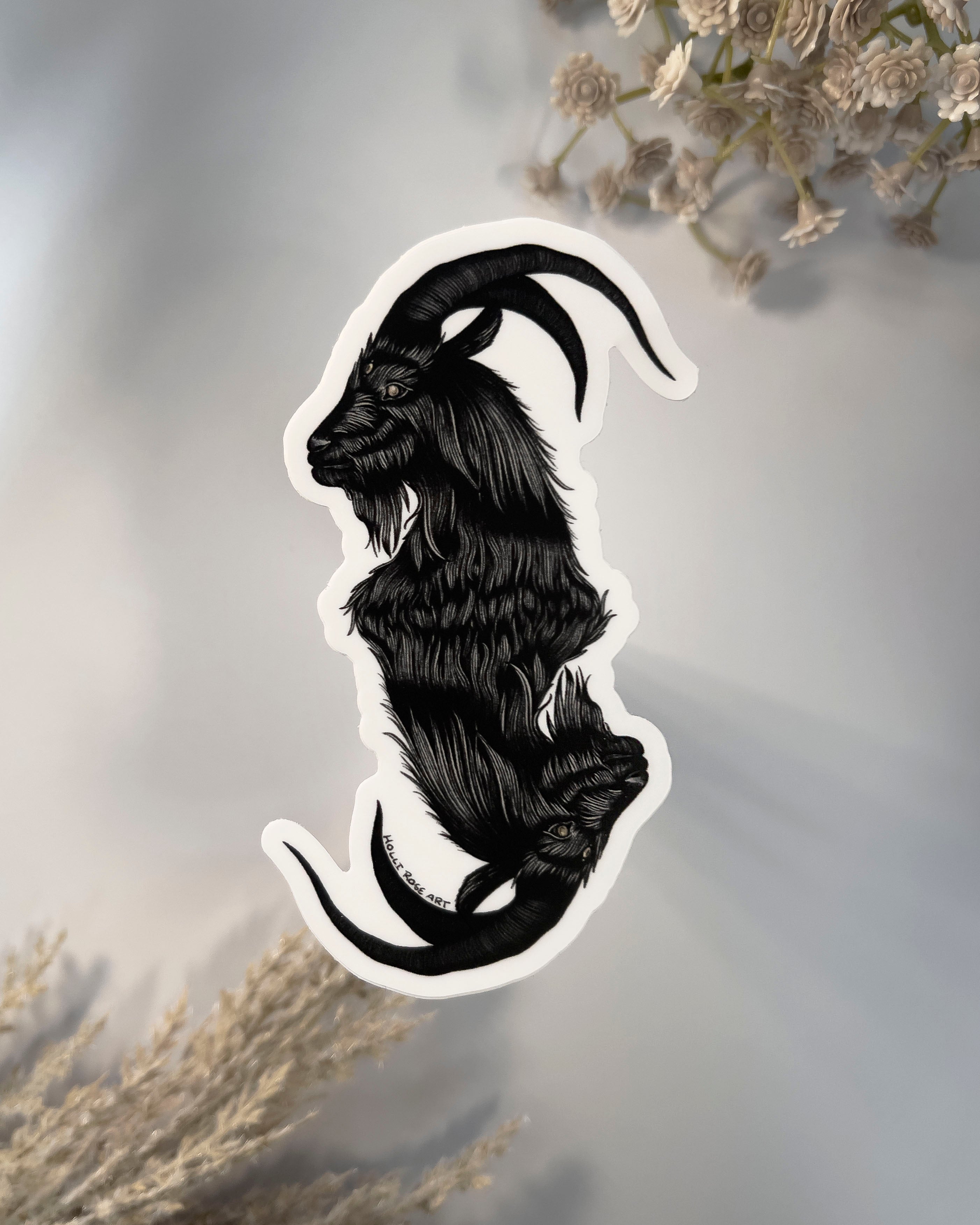 Black Phillip Sticker – Holli Rose Art