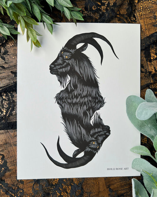 Black Phillip Print