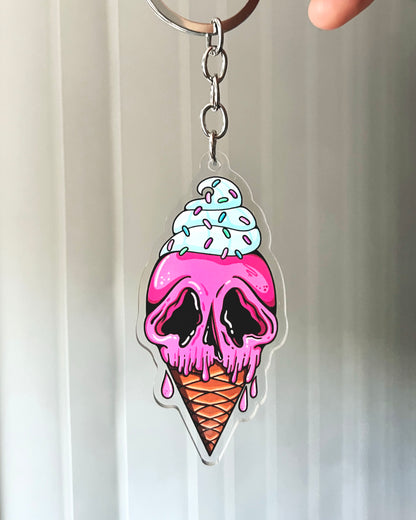Deathcream Cone Keychain