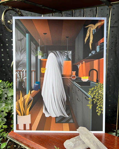 Kitchen Ghost Print