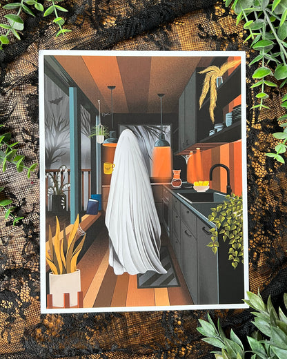 Kitchen Ghost Print