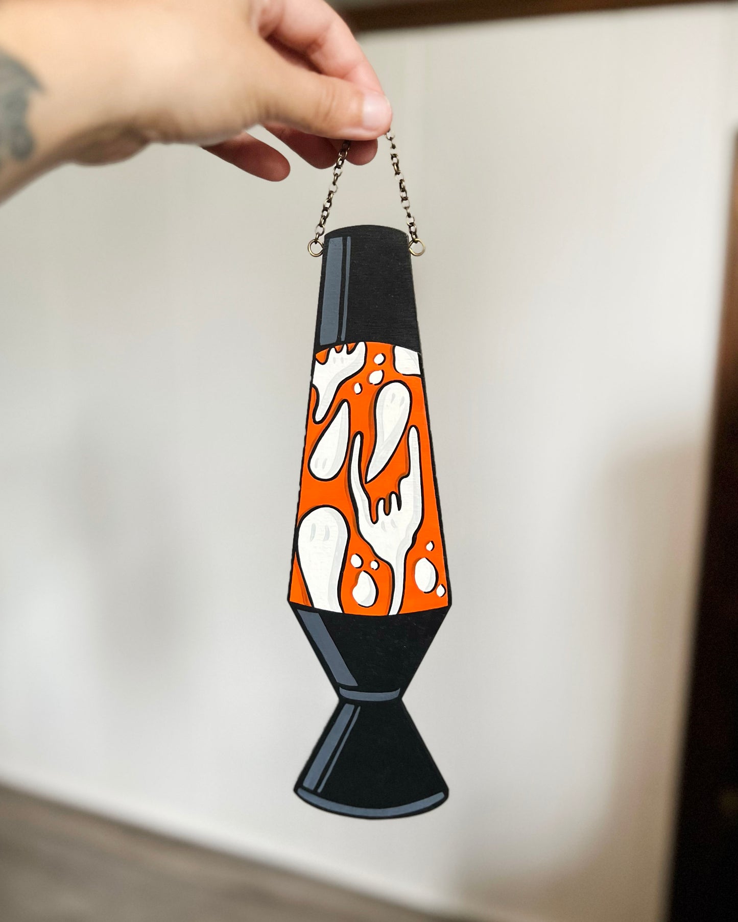 Orange Lava Lamp Painting