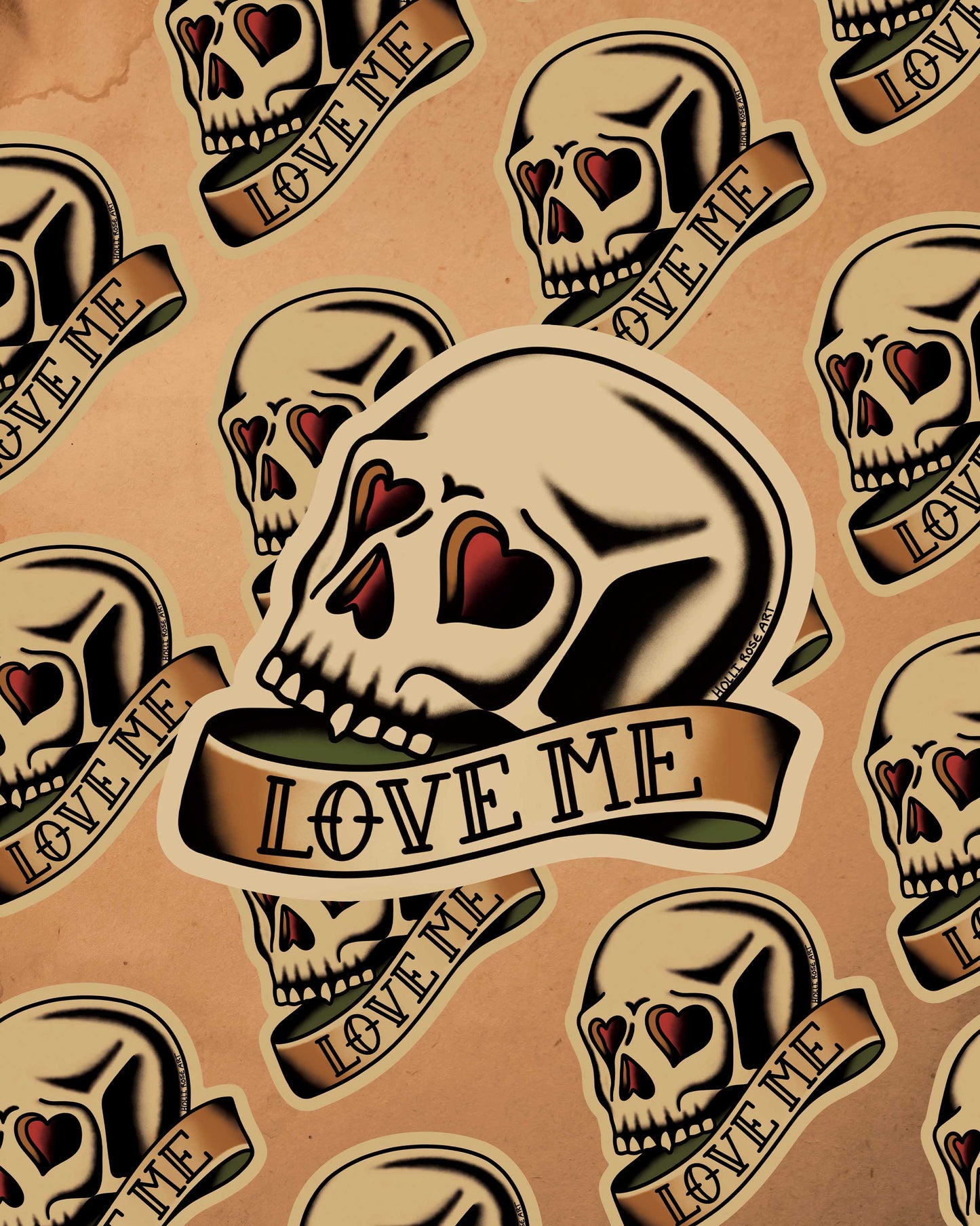 Love Me Sticker