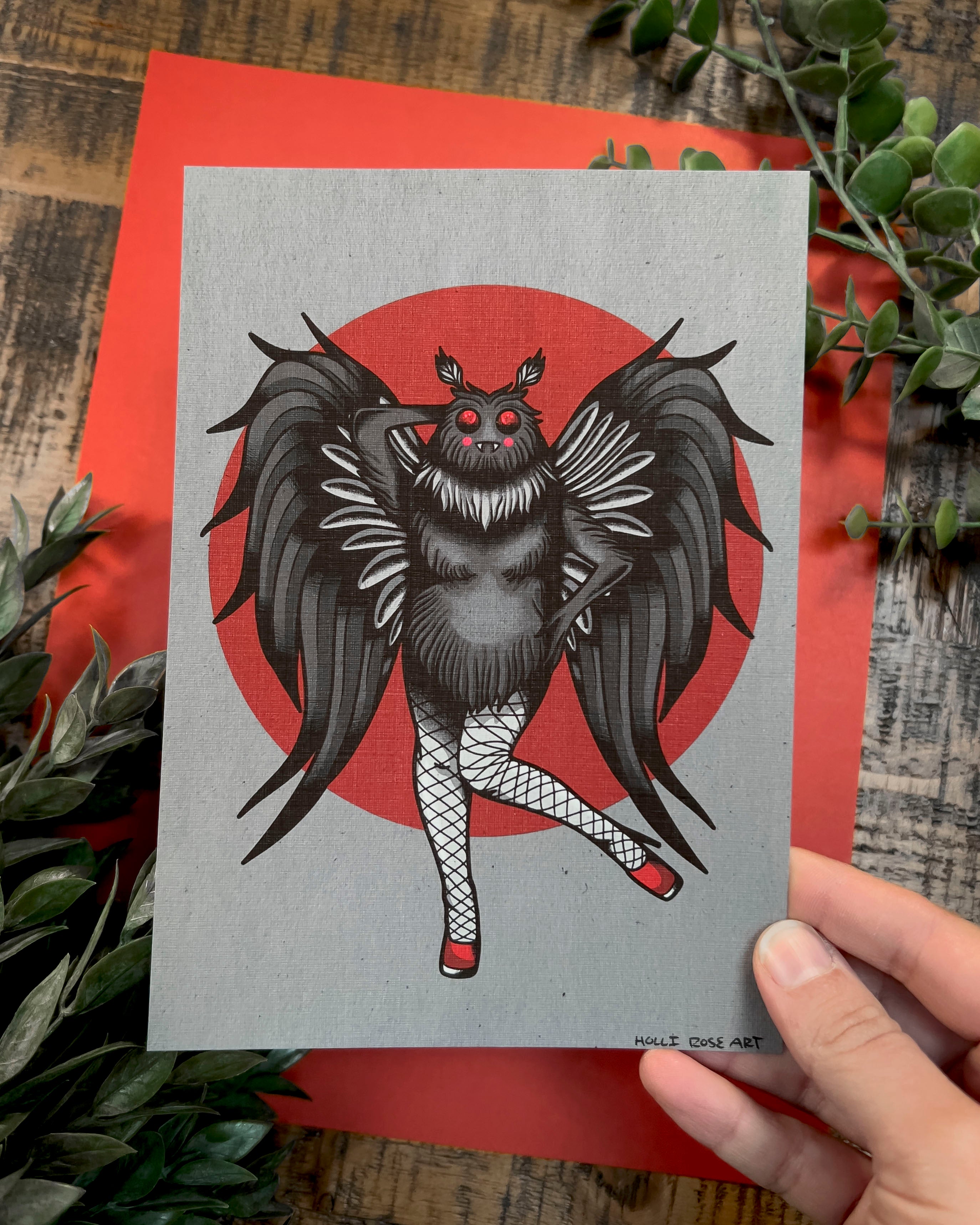 Mothwoman Print – Holli Rose Art