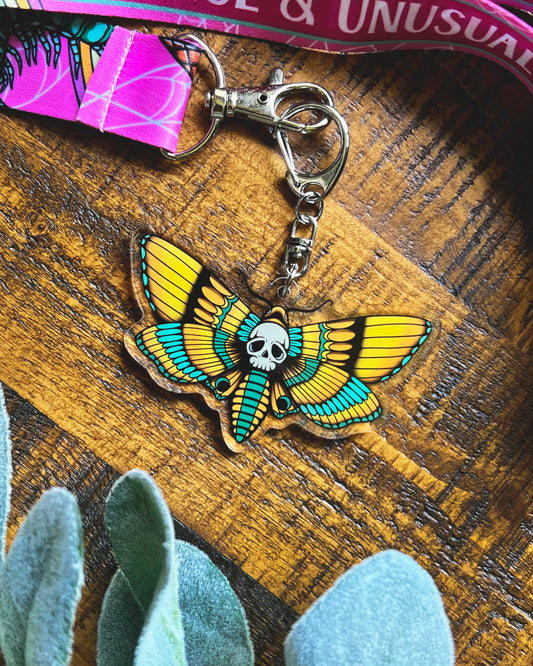 Death Moth Keychain