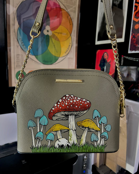 Mushies Hand Painted Purse