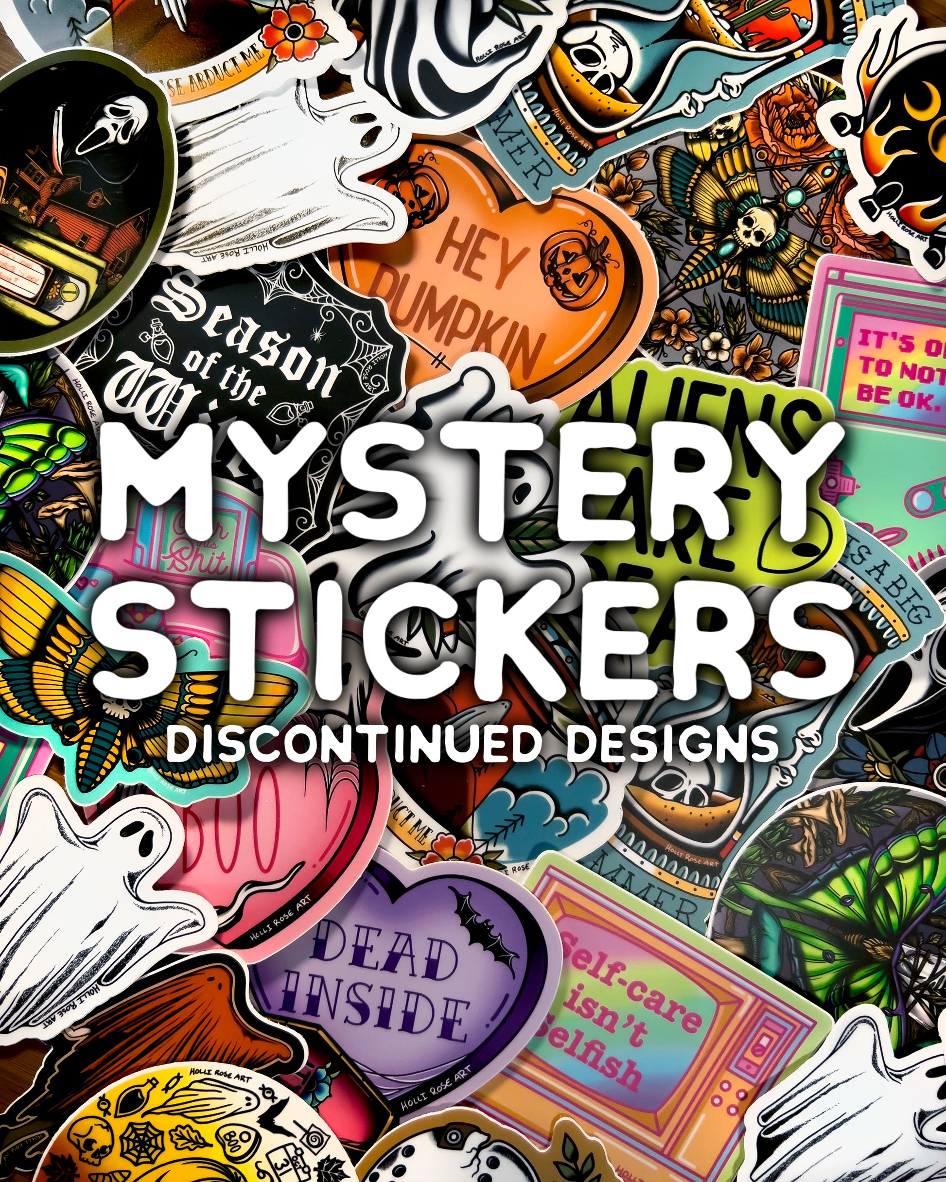 mystery stickers design