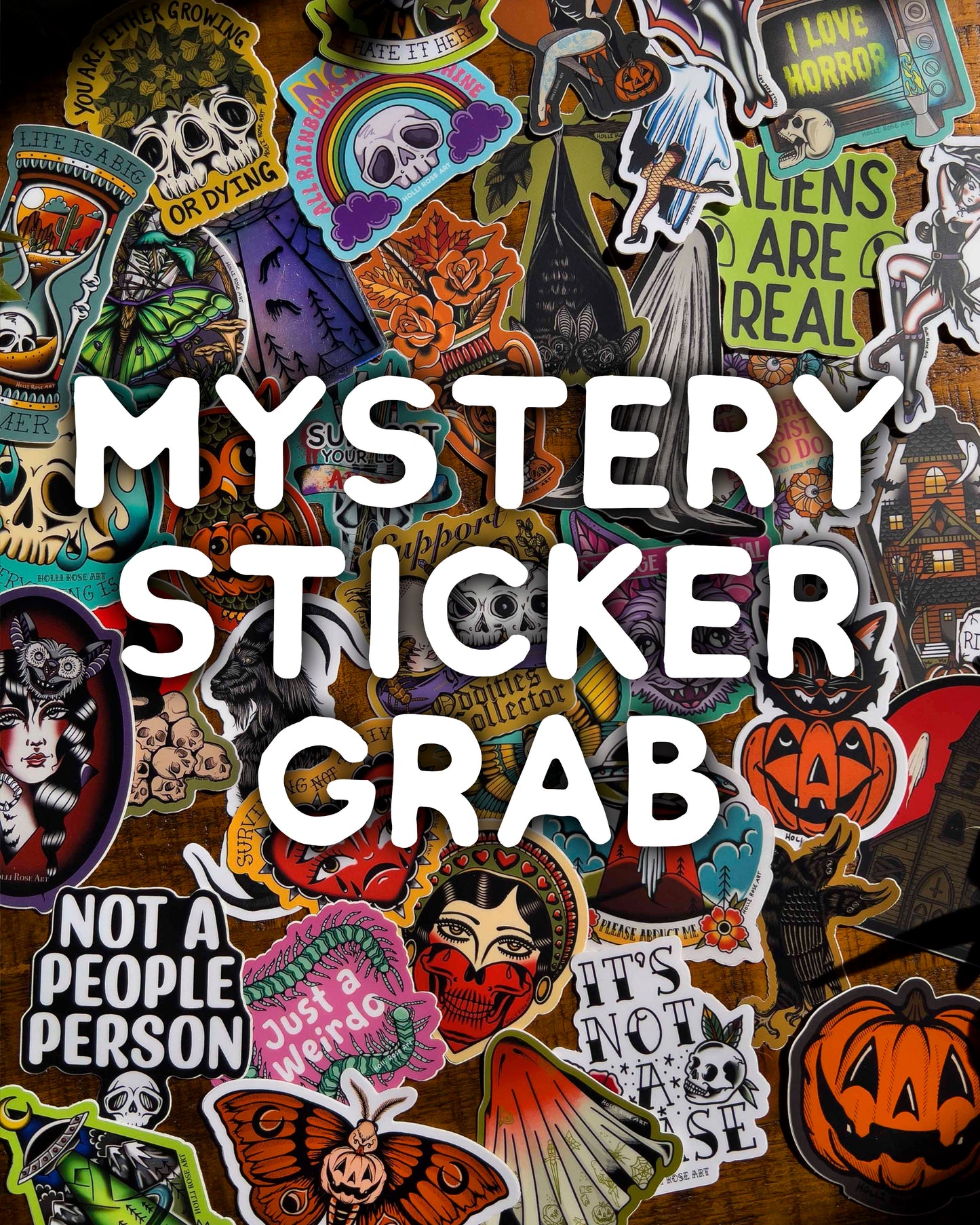 mystery sticker grab