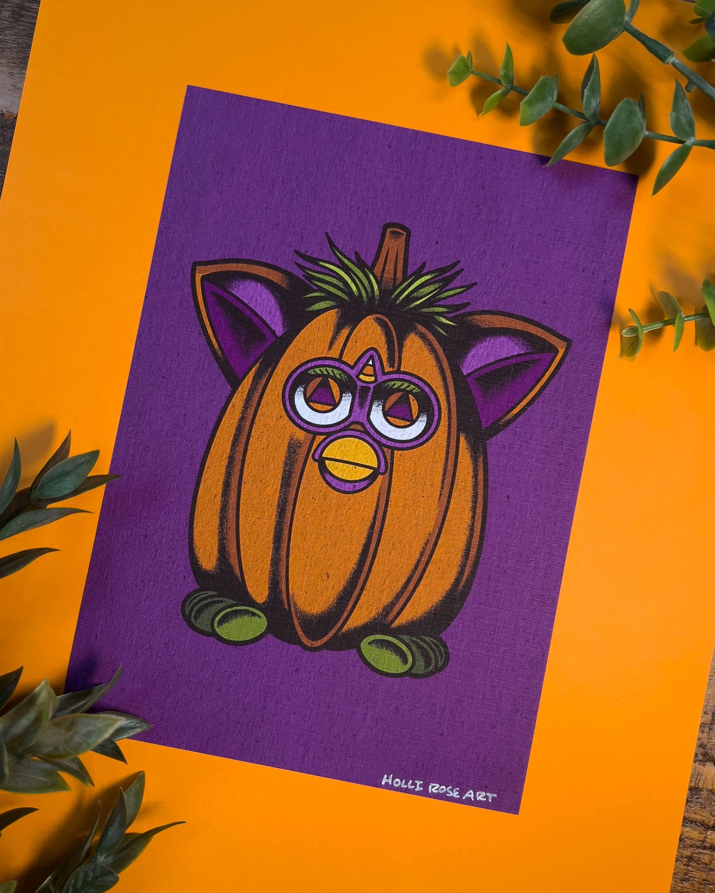 pumpkin furb print