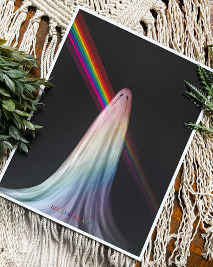 Spooky Rainbows Print