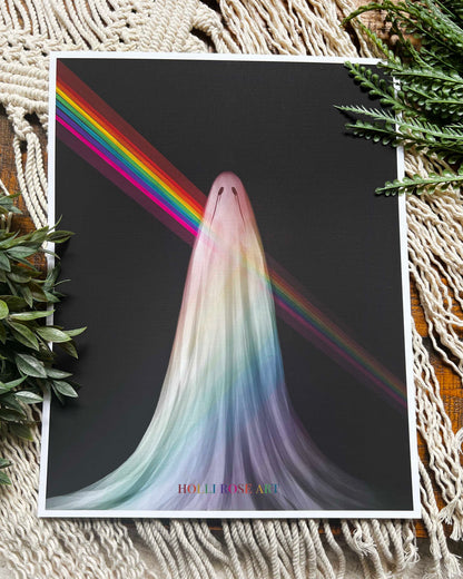 Spooky Rainbows Print