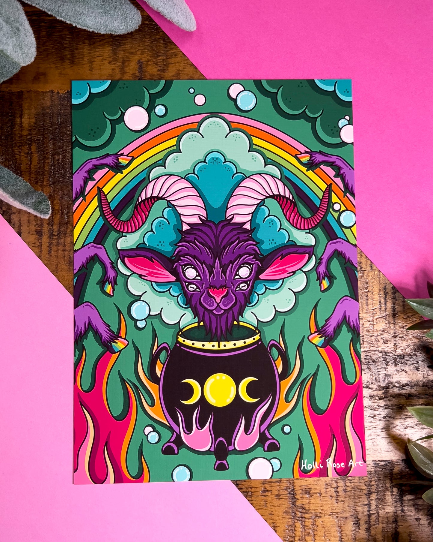 goat head print