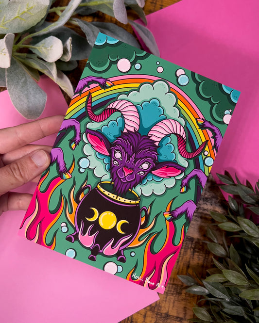 goat head print