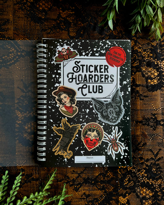 Sticker Hoarders Club Sticker Book