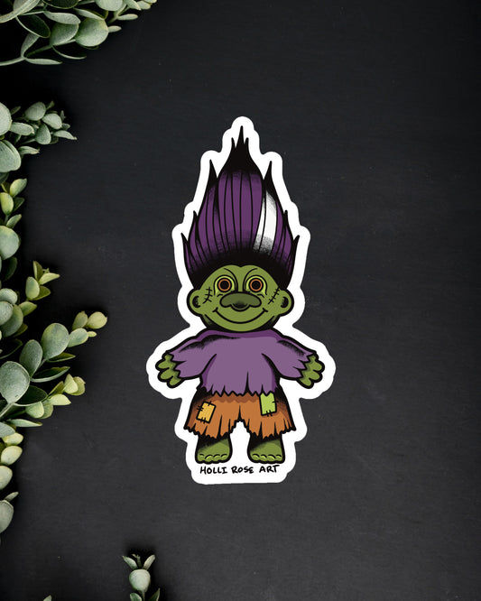 Spooky Troll Sticker