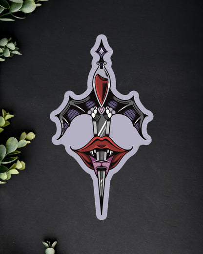 Vampire Dagger Sticker