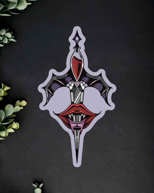 Vampire Dagger Sticker