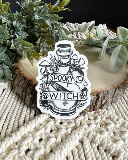 Spooky Witch Sticker