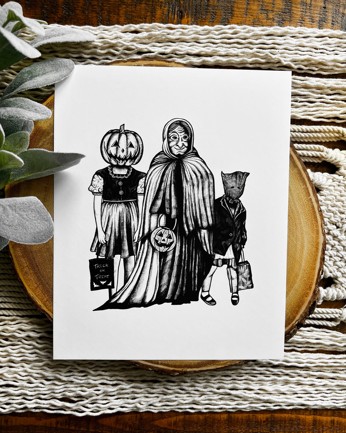 Trick or Treaters Print