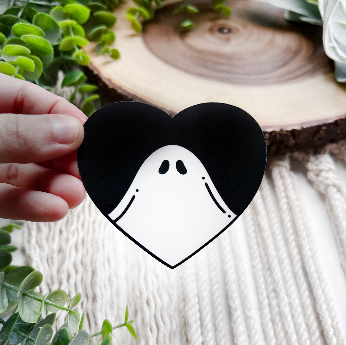 Peekaboo Ghost Sticker