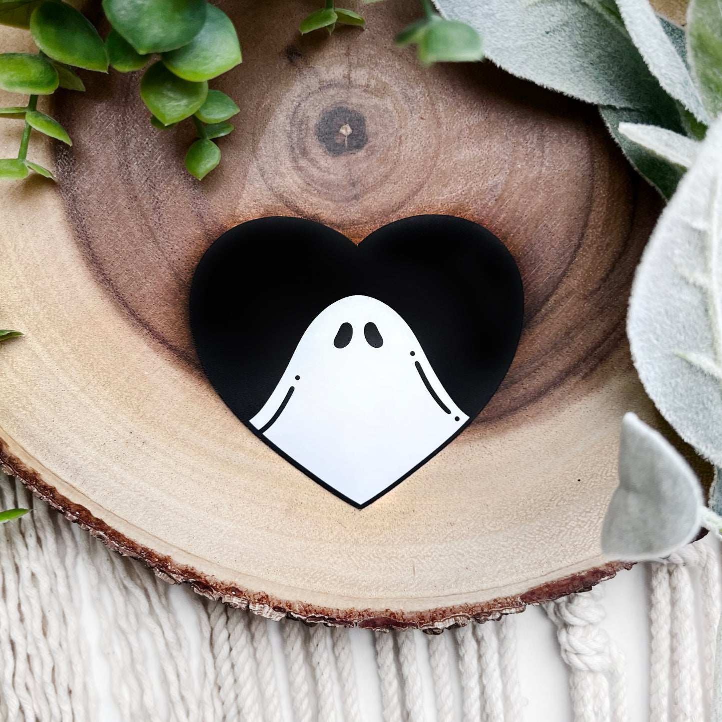 Peekaboo Ghost Sticker