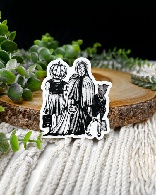 Trick Or Treaters Sticker